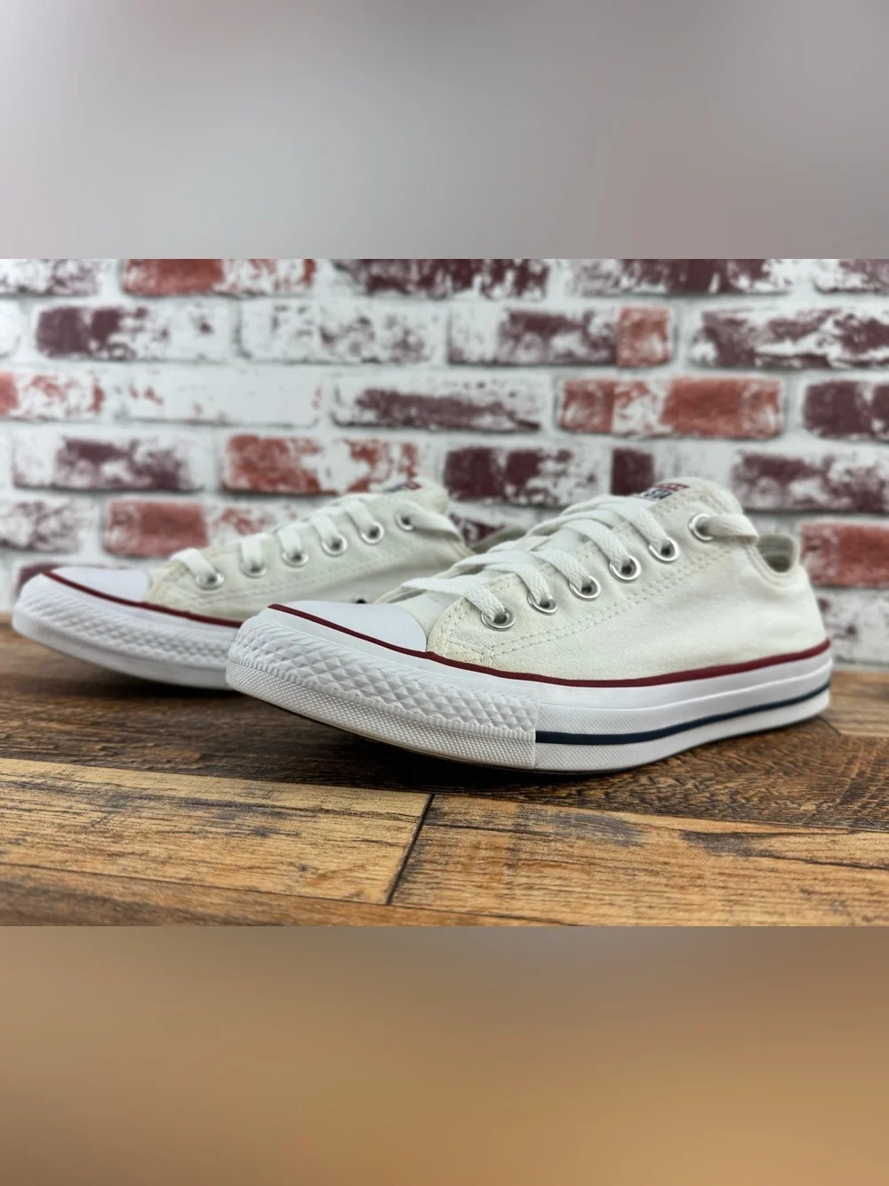 Converse CTAS Ox Optical White, Unisex Men's 6 Women's 8, Low Top Sneakers - Picture 5 of 11